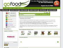 Tablet Screenshot of gofoodindustry.com